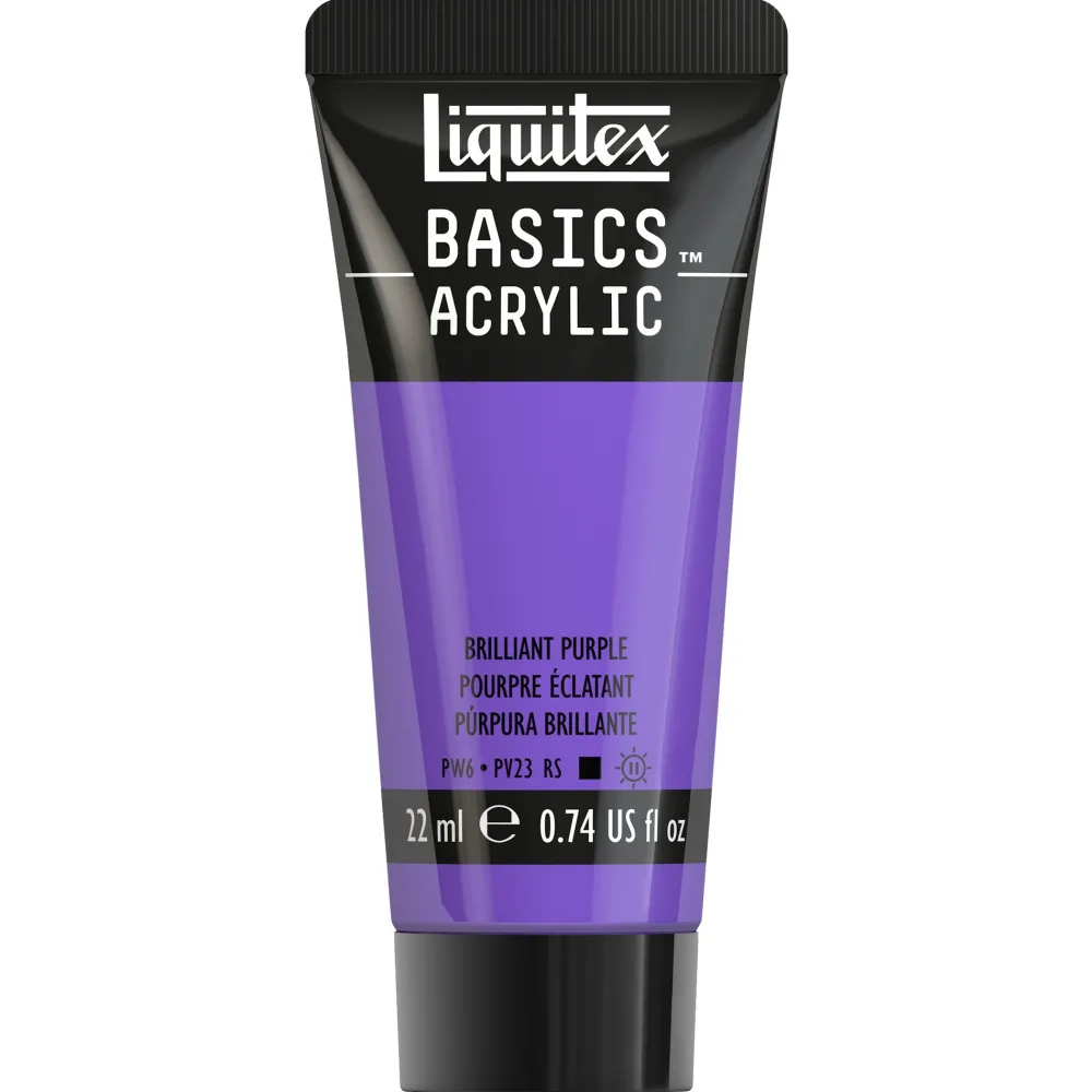 Liquitex Farba akrylowa Basics Acrylic - - 590, Brilliant Purple, 22 ml > Farby Akrylowe