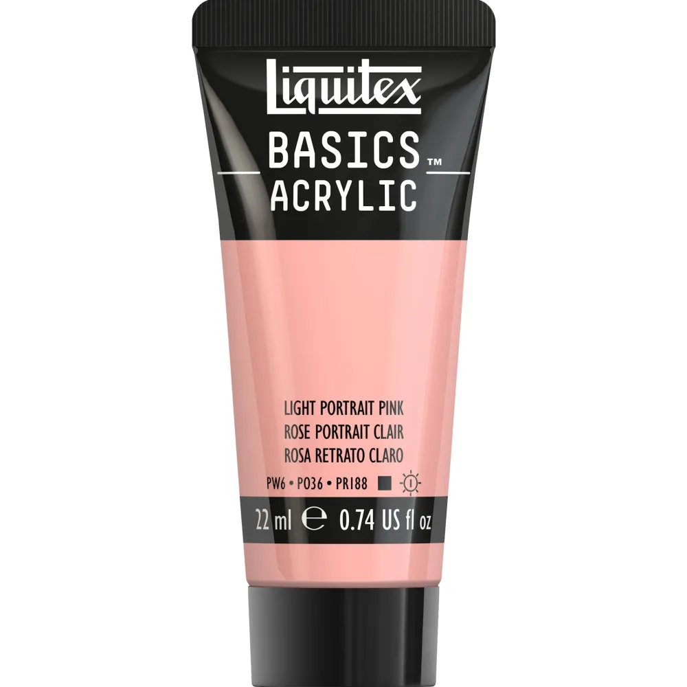 Liquitex Farba akrylowa Basics Acrylic - - 810, Light Portrait Pink, 22 ml