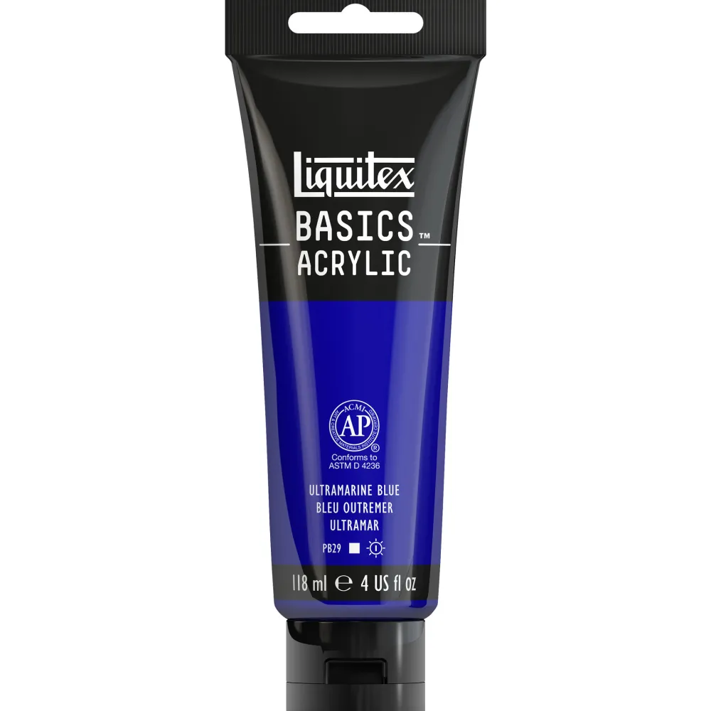 Liquitex Farba akrylowa Basics Acrylic - - 380, Ultramarine Blue, 118 ml