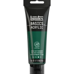 Liquitex Farba akrylowa Basics Acrylic - - 350, Green Deep Permanent, 118 ml > Farby Akrylowe
