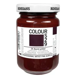 Renesans Farba akrylowa Colours - - 29, burnt umber, 125 ml
