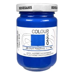Renesans Farba akrylowa Colours - - 20, cobalt blue, 125 ml