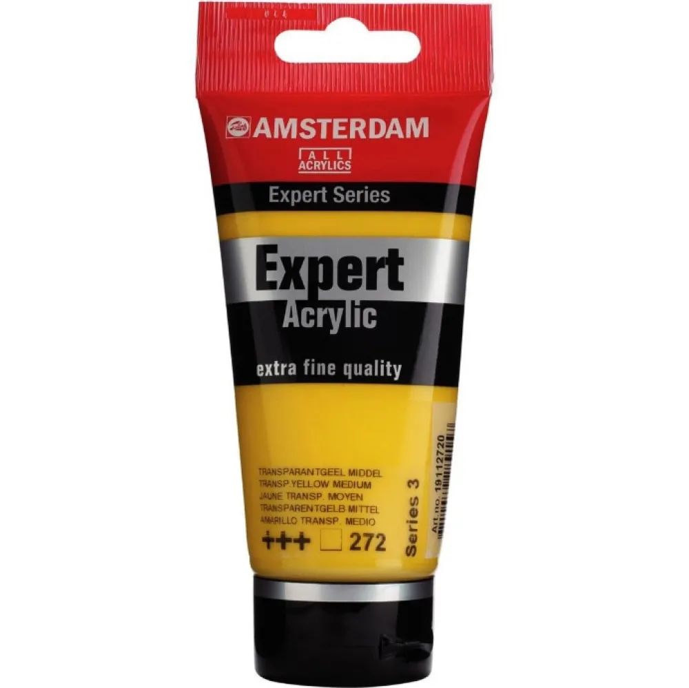 Amsterdam Farba akrylowa Expert - - 272, Transparent Yellow Medium, 75 ml