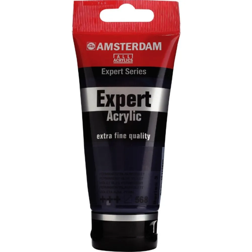 Amsterdam Farba akrylowa Expert - - 568, Permanent Blue Violet, 75 ml
