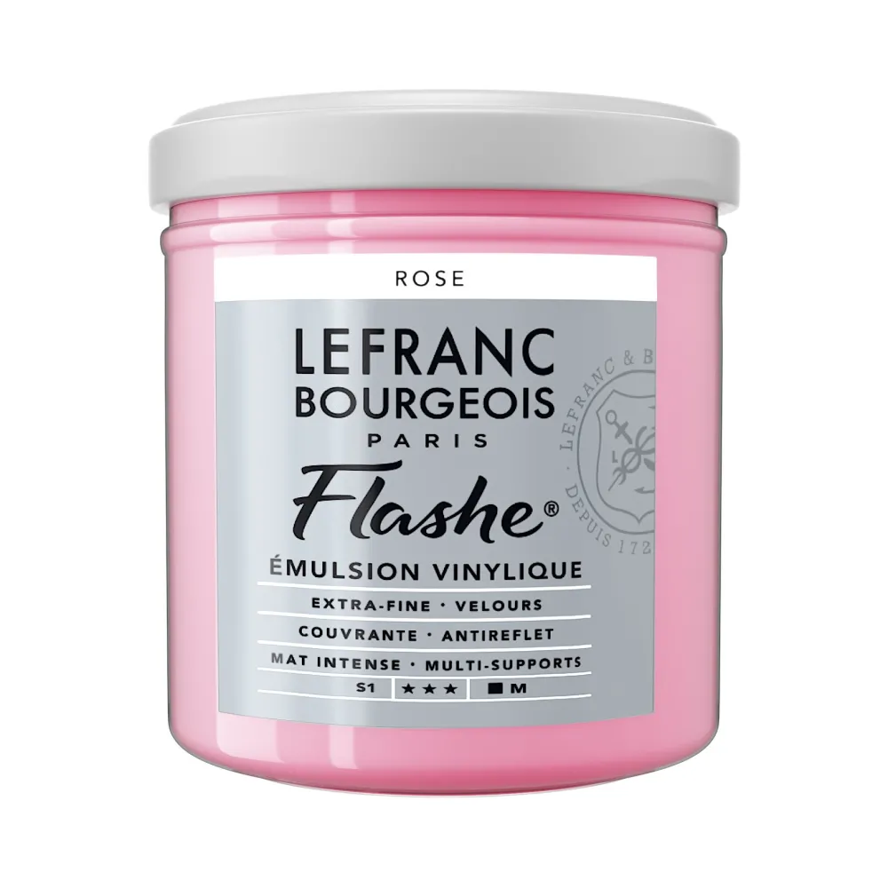 Lefranc & Bourgeois Farba akrylowa Flashe - - Rose, 125 ml
