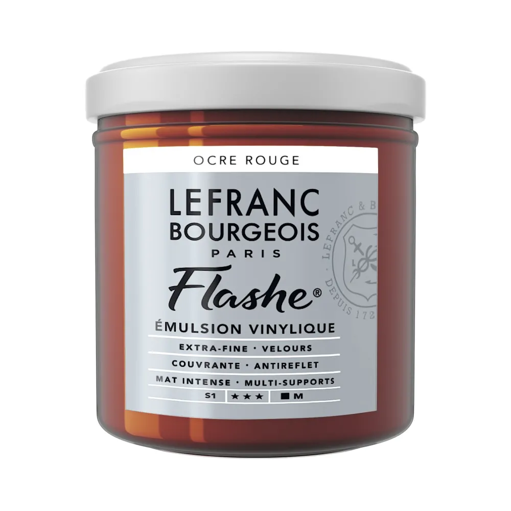 Lefranc & Bourgeois Farba akrylowa Flashe - - Red Ochre, 125 ml