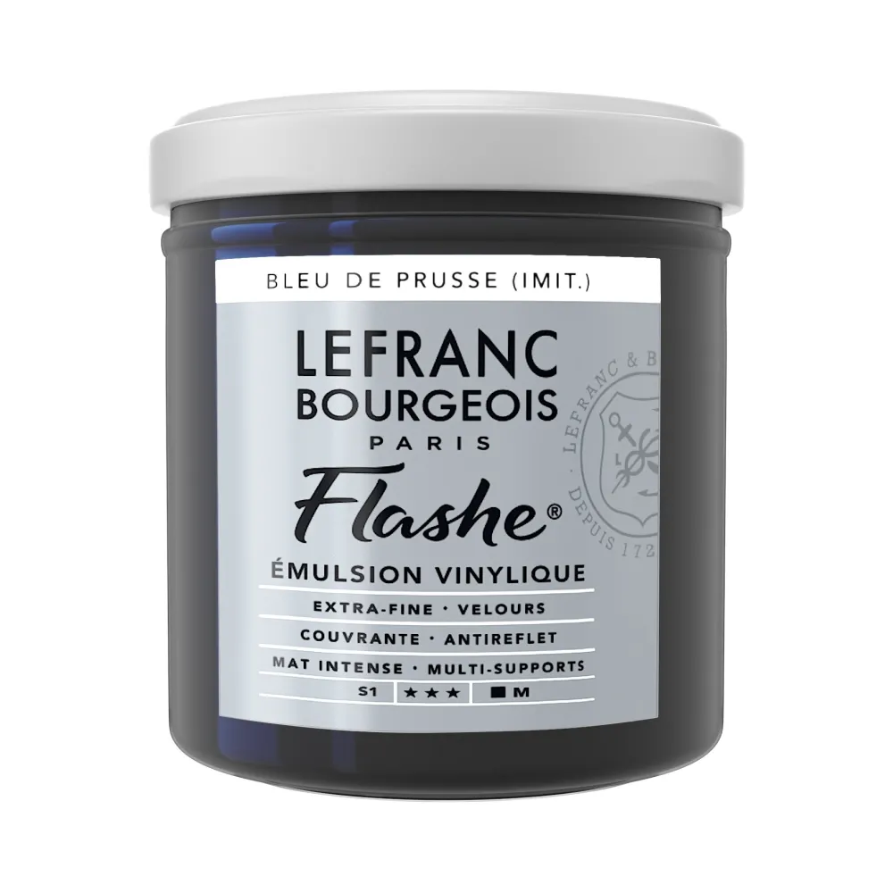 Lefranc & Bourgeois Farba akrylowa Flashe - - Prussian Blue, 125 ml