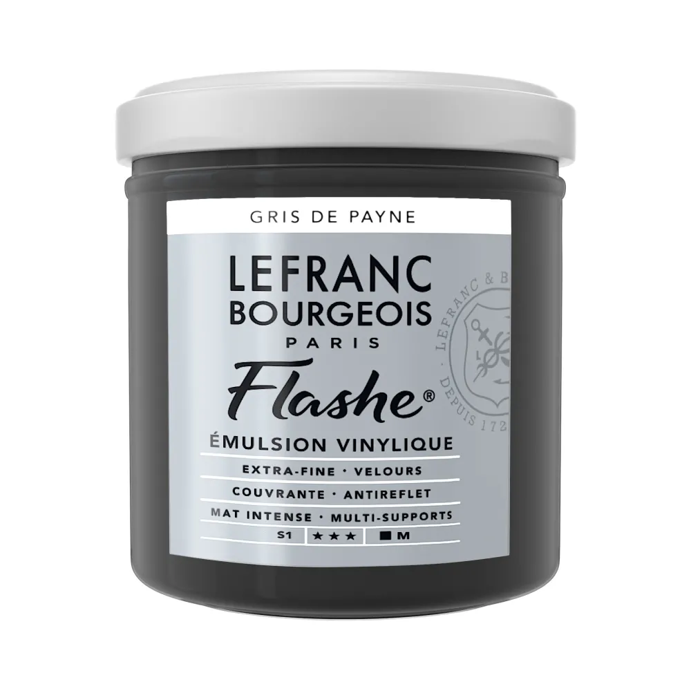 Lefranc & Bourgeois Farba akrylowa Flashe - - Payne's Grey, 125 ml
