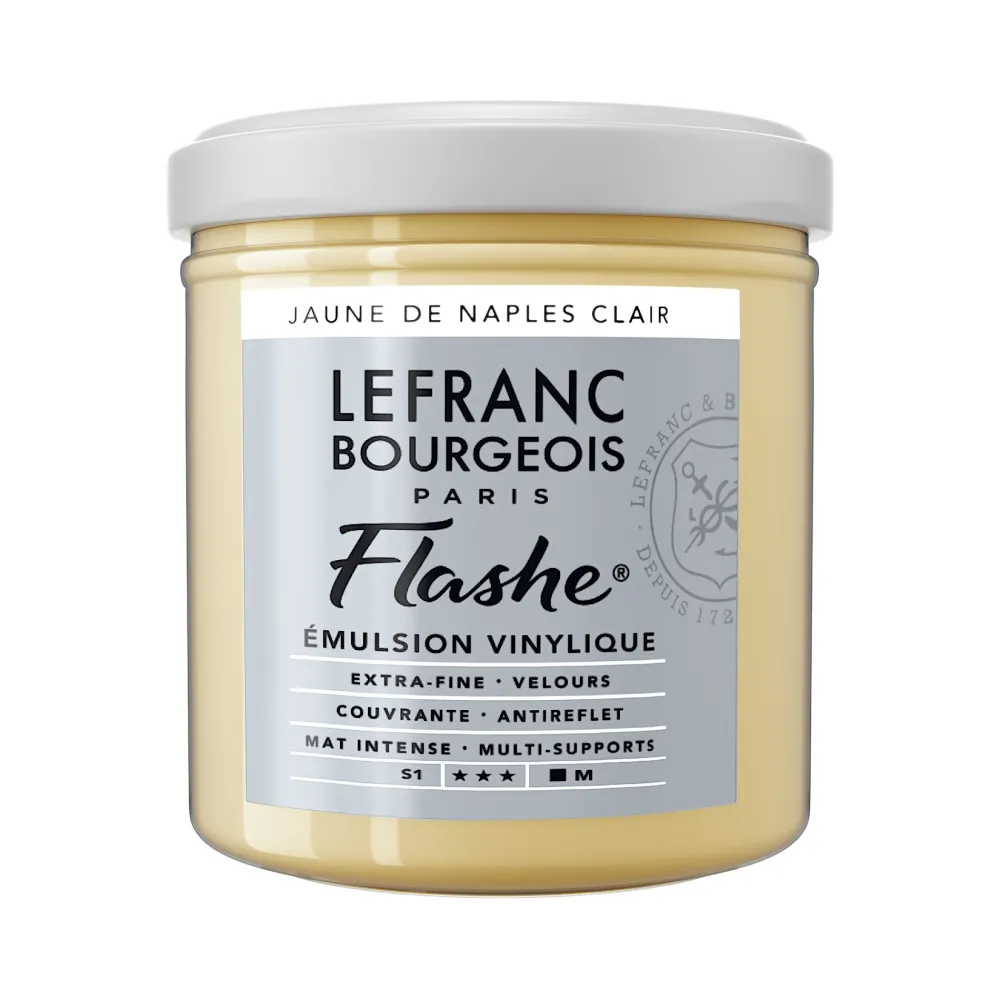 Lefranc & Bourgeois Farba akrylowa Flashe - - Naples Yellow Hue, 125 ml > Farby Akrylowe