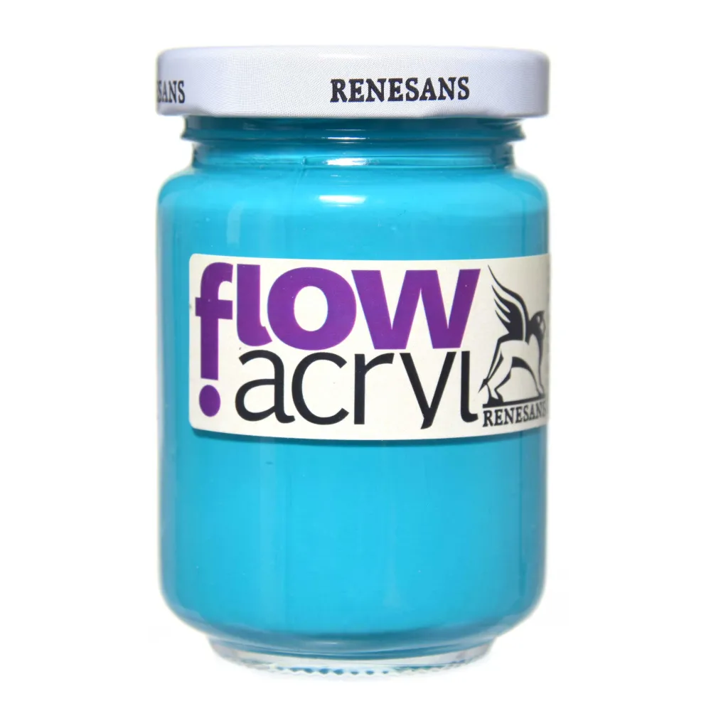 Renesans Farba akrylowa Flow Acryl - - 28, turquoise, 125 ml