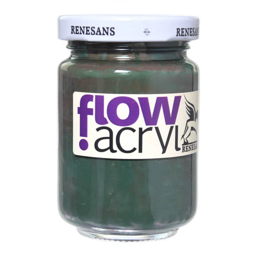 Renesans Farba akrylowa Flow Acryl - - 22, sap green, 125 ml