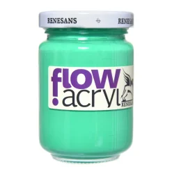Renesans Farba akrylowa Flow Acryl - - 19, brilliant green, 125 ml
