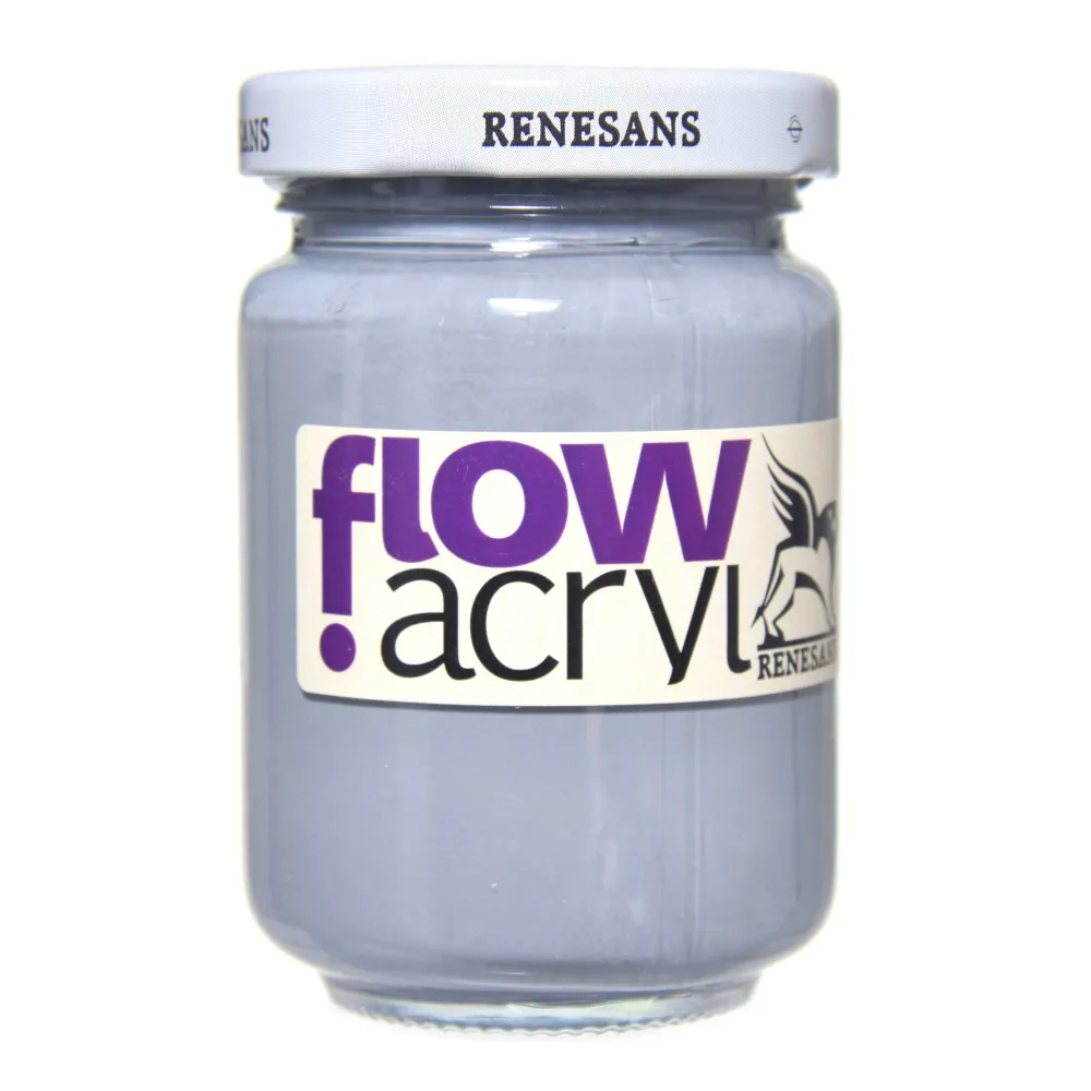 Renesans Farba akrylowa Flow Acryl - - 14, grey, 125 ml > Farby Akrylowe