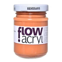 Renesans Farba akrylowa Flow Acryl - - 10, raw sienna, 125 ml