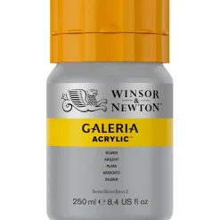 Winsor & Newton Farba akrylowa Galeria - - 617, Silver, 250 ml