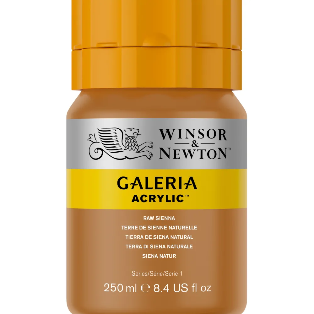 Winsor & Newton Farba akrylowa Galeria - - 552, Raw Sienna, 250 ml