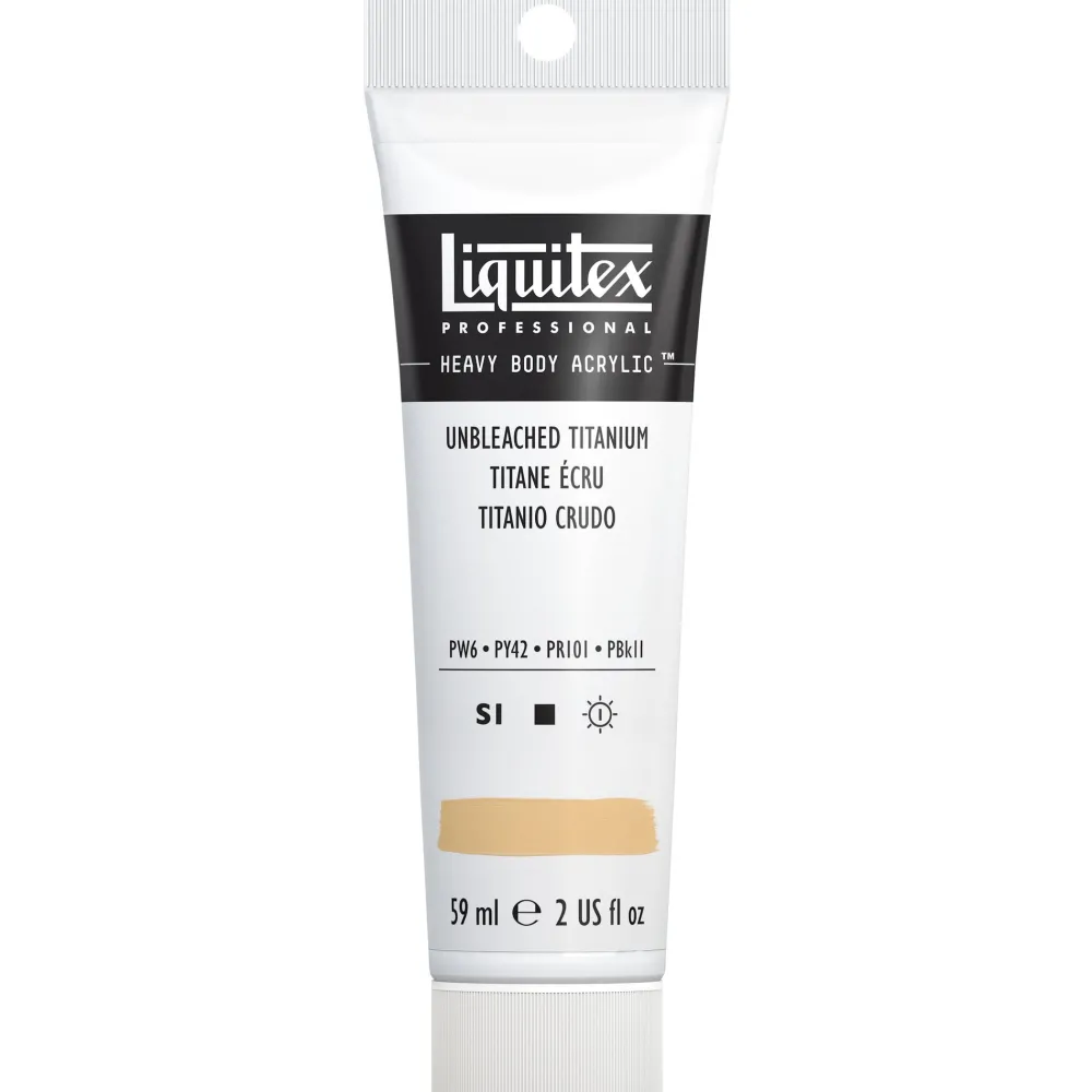 Liquitex Farba akrylowa Heavy Body - - Unbleached Titanium, 59 ml