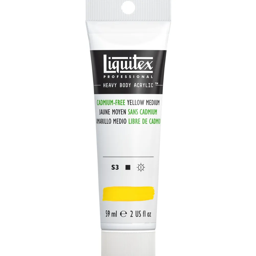 Liquitex Farba akrylowa Heavy Body - - Cadmium Free Yellow Medium, 59 ml