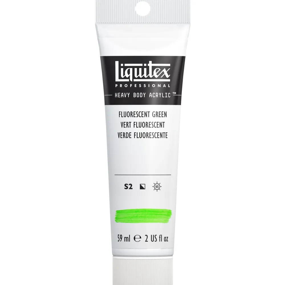 Liquitex Farba akrylowa Heavy Body - - Fluorescent Green, 59 ml