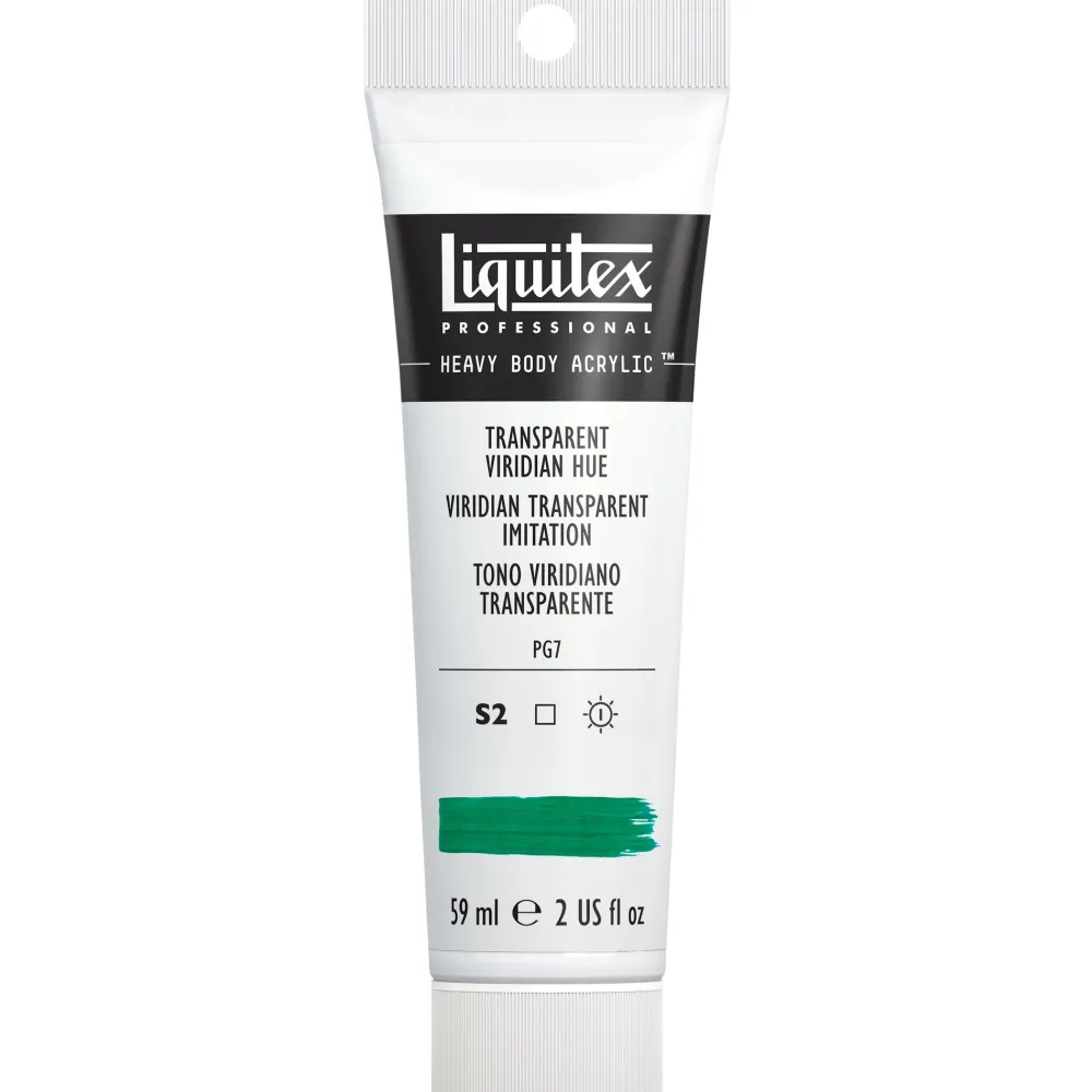 Liquitex Farba akrylowa Heavy Body - - Transparent Viridian Hue, 59 ml
