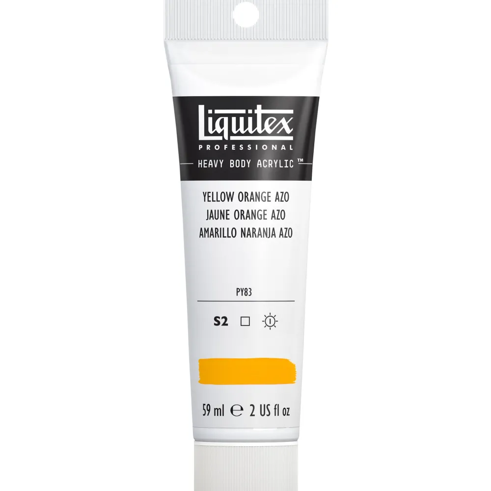 Liquitex Farba akrylowa Heavy Body - - Yellow Medium Azo, 59 ml > Farby Akrylowe
