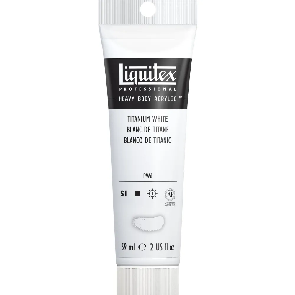Liquitex Farba akrylowa Heavy Body - - Titanium White, 59 ml > Farby Akrylowe