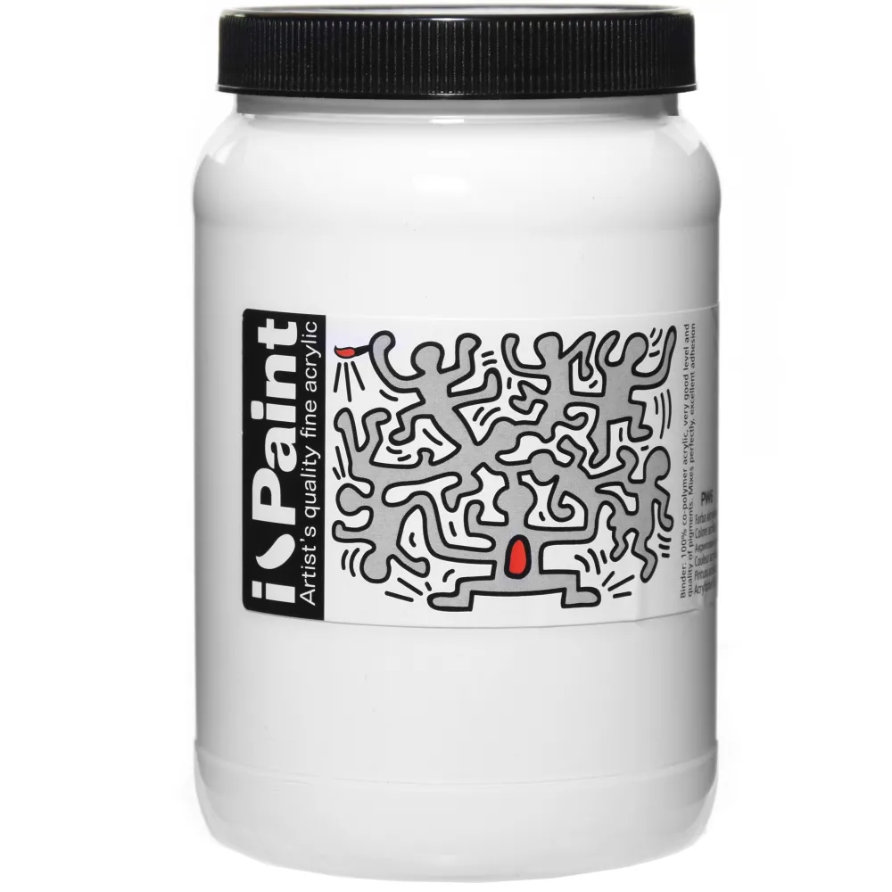 Renesans Farba akrylowa I-Paint - - 01, titanium white, 500 ml > Farby Akrylowe