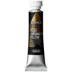 Holbein Farba akrylowa Iridescence Acrylic - - 883, Chroma Pearl Yellow, 5 ml