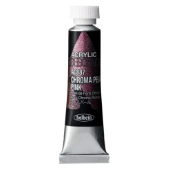 Holbein Farba akrylowa Iridescence Acrylic - - 887, Chroma Pearl Pink, 5 ml