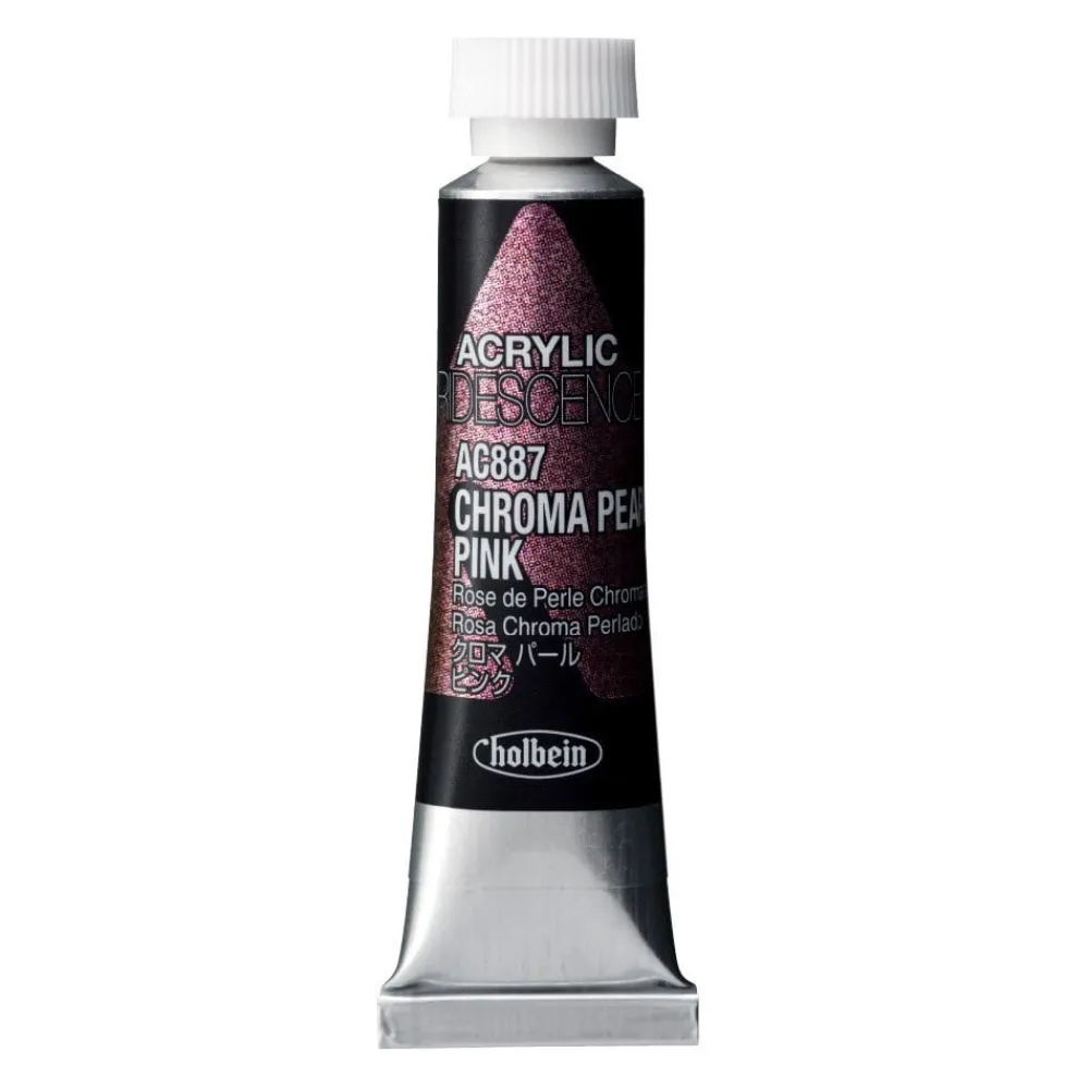 Holbein Farba akrylowa Iridescence Acrylic - - 888, Chroma Pearl Lime, 5 ml > Farby Akrylowe