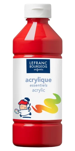 Lefranc & Bourgeois Farba akrylowa - - czerwona, 500 ml