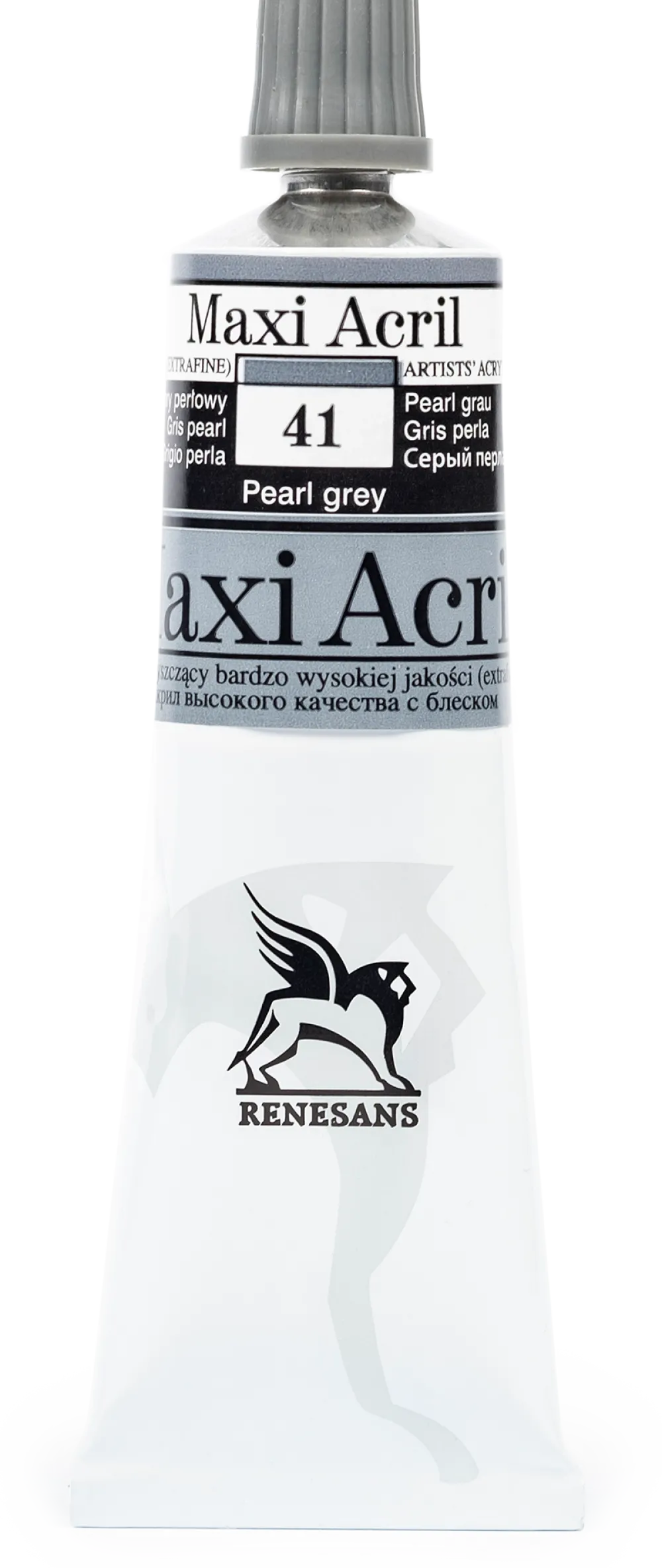 Renesans Farba akrylowa Maxi Acril - - 41, pearl grey, 60 ml