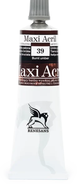 Renesans Farba akrylowa Maxi Acril - - 38, raw umber, 60 ml > Farby Akrylowe