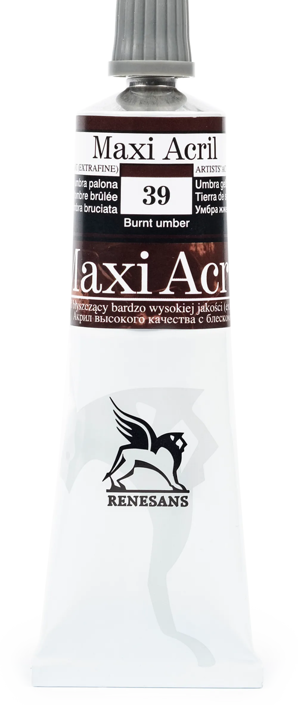 Renesans Farba akrylowa Maxi Acril - - 39, burnt umber, 60 ml