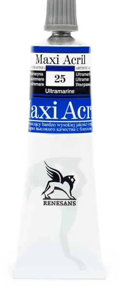 Renesans Farba akrylowa Maxi Acril - - 24, cobalt blue deep hue, 60 ml > Farby Akrylowe