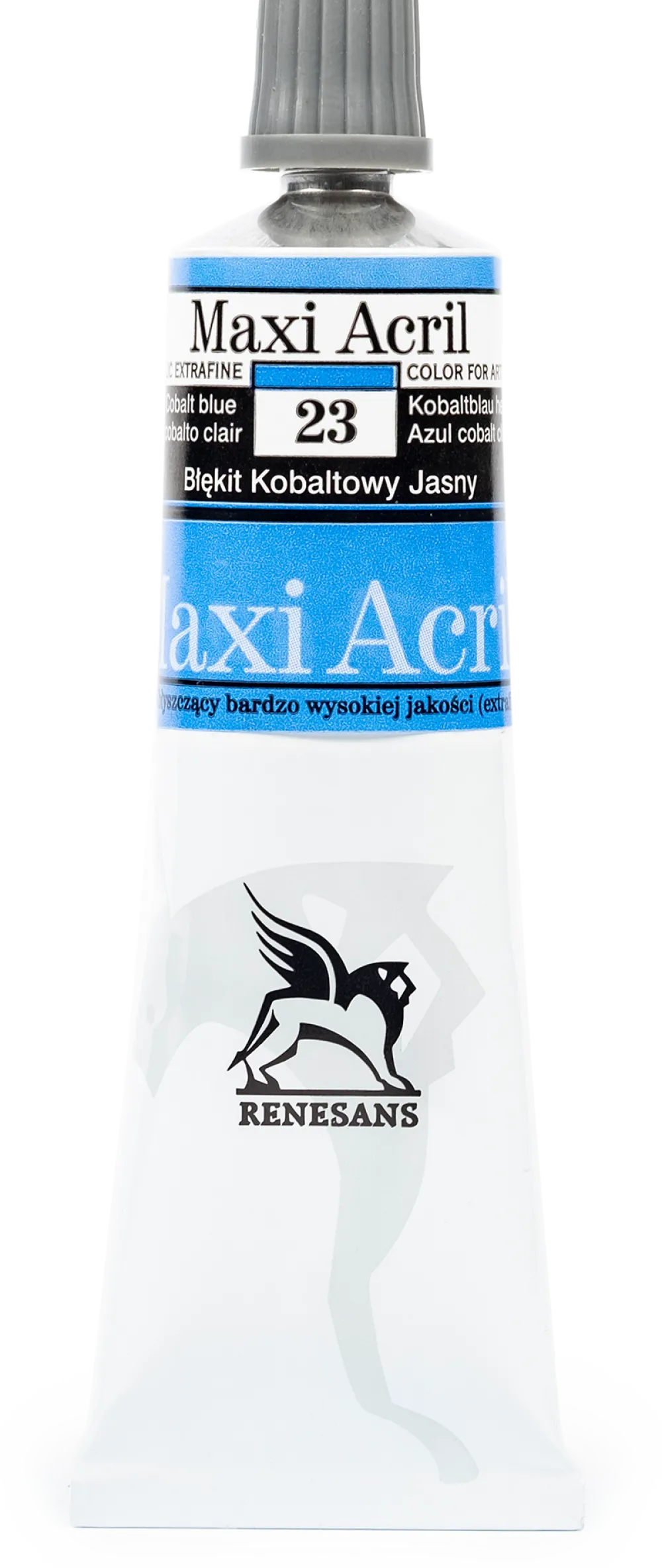 Renesans Farba akrylowa Maxi Acril - - 23, cobalt blue light, 60 ml