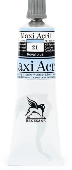 Renesans Farba akrylowa Maxi Acril - - 21, royal blue, 60 ml
