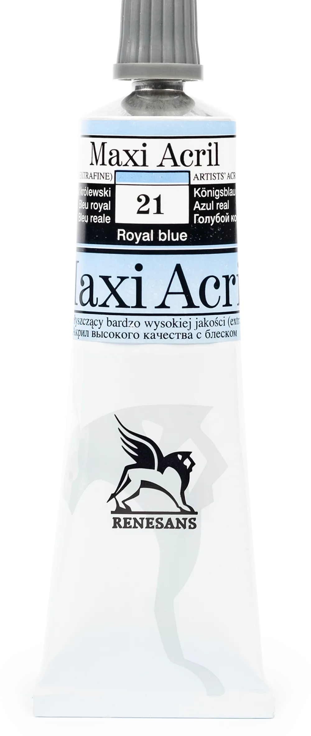 Renesans Farba akrylowa Maxi Acril - - błękit podstawowy, 60 ml > Farby Akrylowe