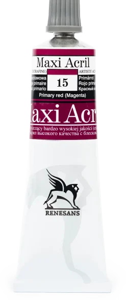 Renesans Farba akrylowa Maxi Acril - - 14, vermilion deep, 60 ml > Farby Akrylowe