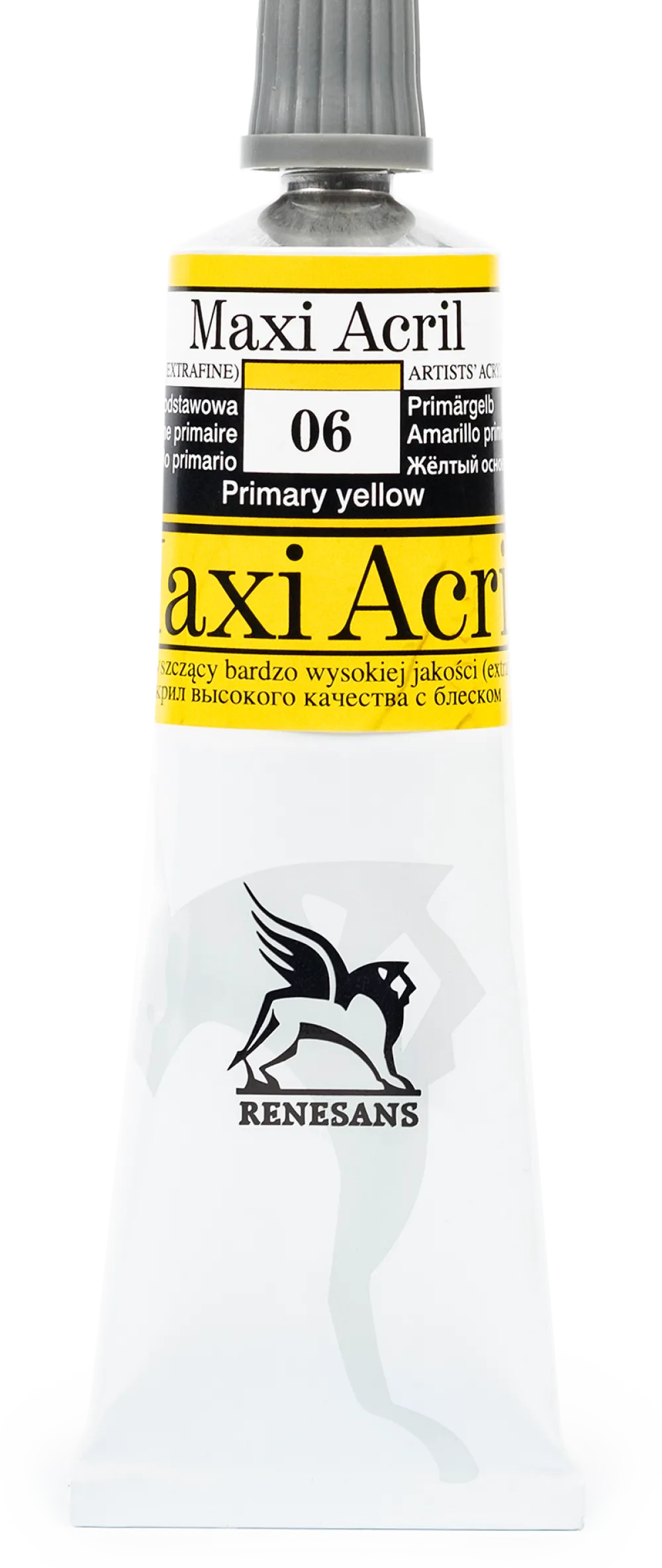Renesans Farba akrylowa Maxi Acril - - 06, primary yellow, 60 ml