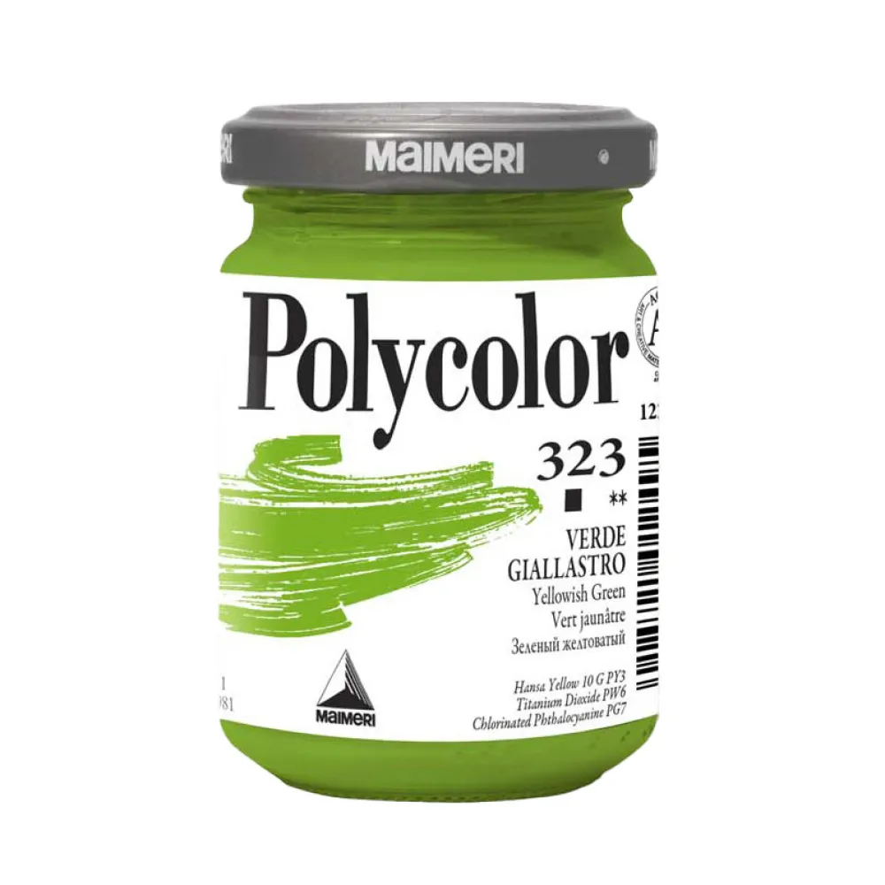 Maimeri Farba akrylowa Polycolor - - 323, Yellow Green, 140 ml