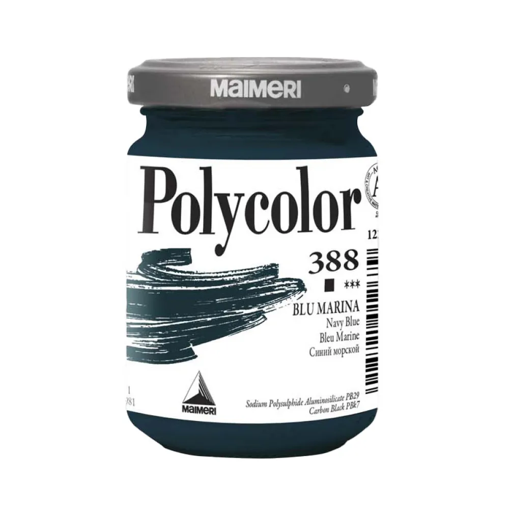 Maimeri Farba akrylowa Polycolor - - 388, Navy Blue, 140 ml