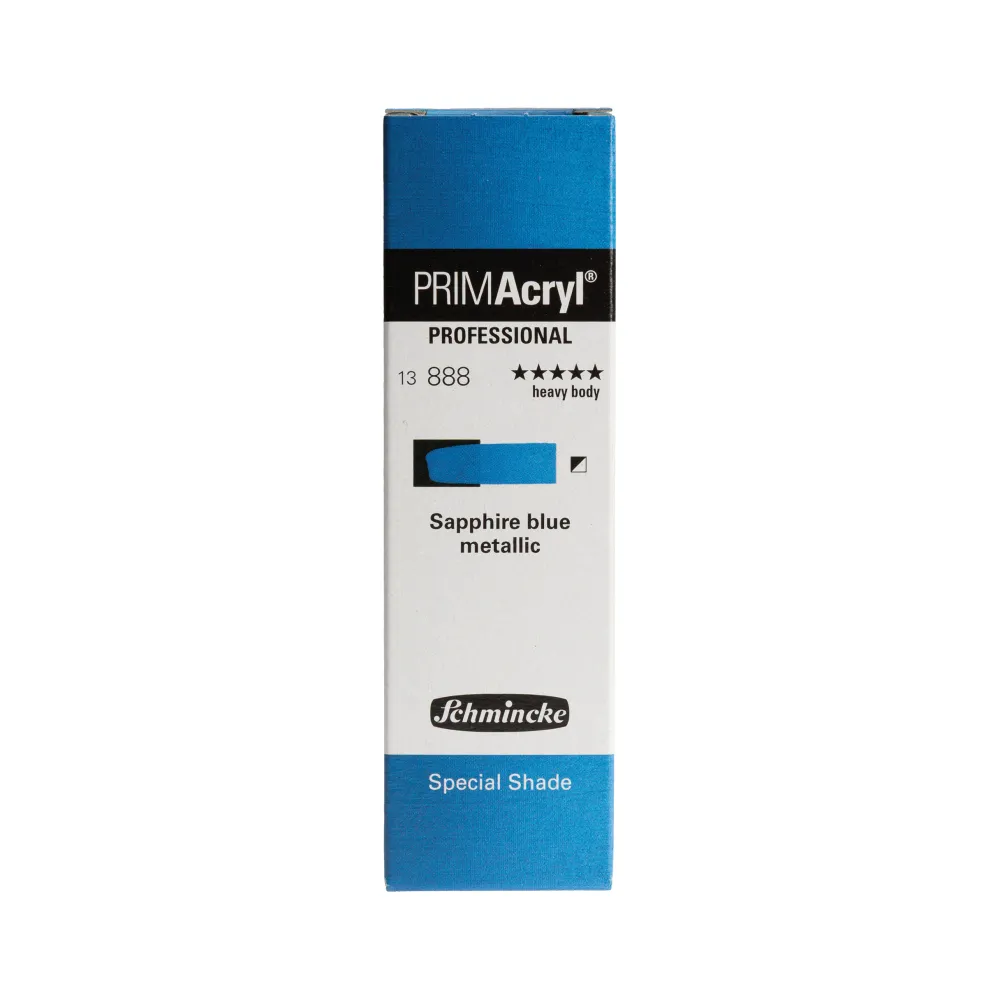 Schmincke Farba akrylowa PRIMAcryl - - 888 Sapphire Blue Metallic 60 ml > Farby Akrylowe