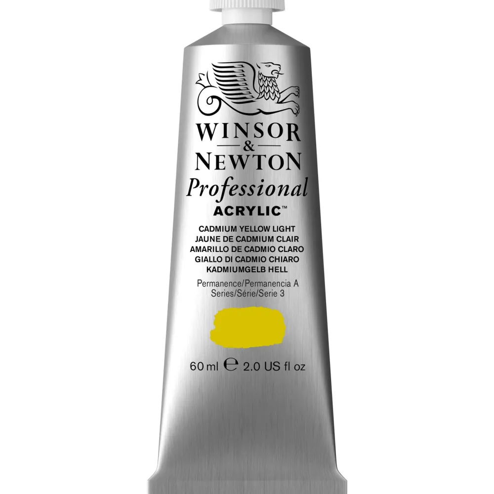 Winsor & Newton Farba akrylowa Professional Acrylic - - Cadmium Yellow Light, 60 ml