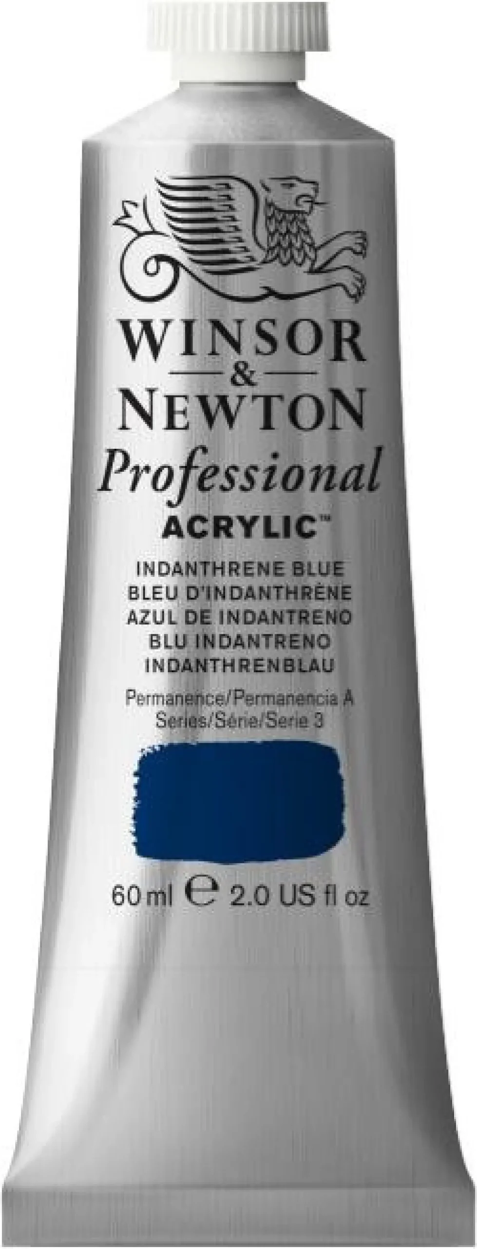 Winsor & Newton Farba akrylowa Professional Acrylic - - Indanthrene Blue, 60 ml > Farby Akrylowe