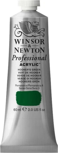 Winsor & Newton Farba akrylowa Professional Acrylic - - Hooker's Green, 60 ml