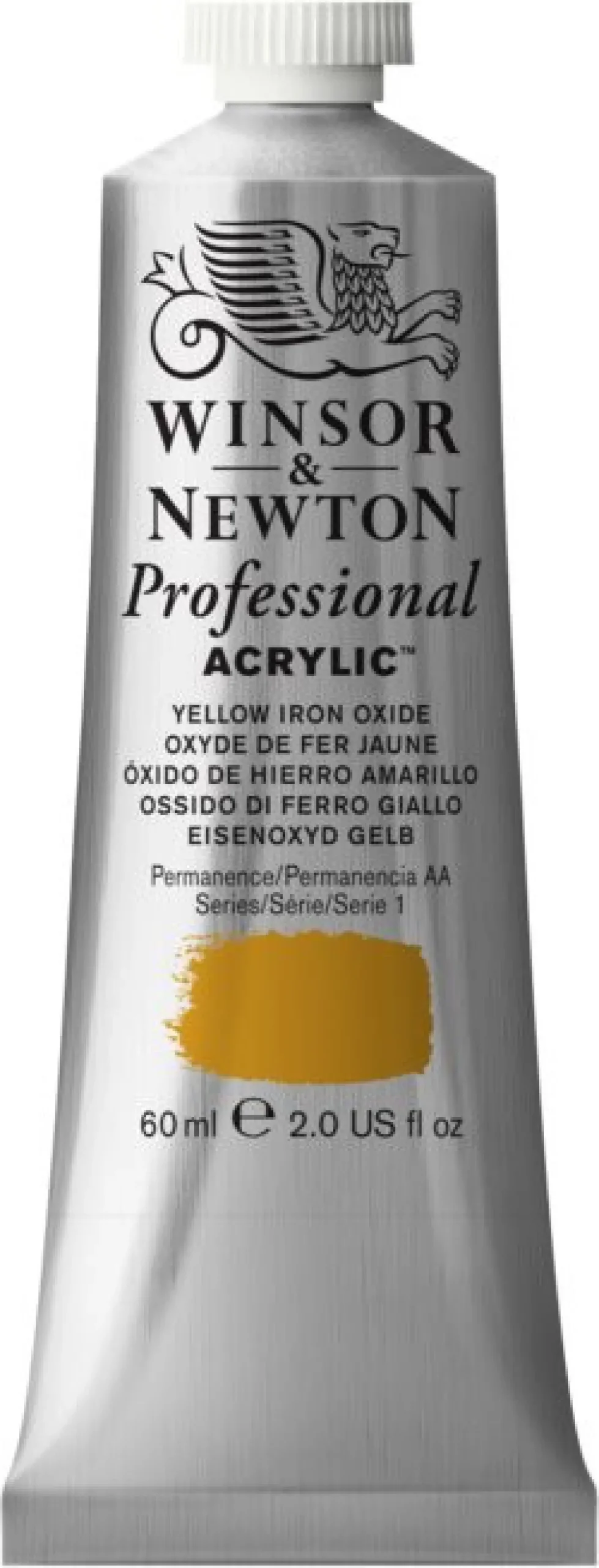 Winsor & Newton Farba akrylowa Professional Acrylic - - Yellow Iron Oxide, 60 ml