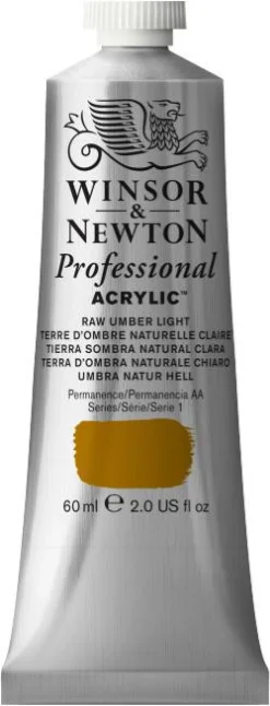 Winsor & Newton Farba akrylowa Professional Acrylic - - Raw Umber Light, 60 ml