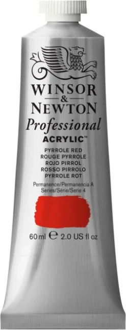 Winsor & Newton Farba akrylowa Professional Acrylic - - Pyrrole Orange, 60 ml > Farby Akrylowe