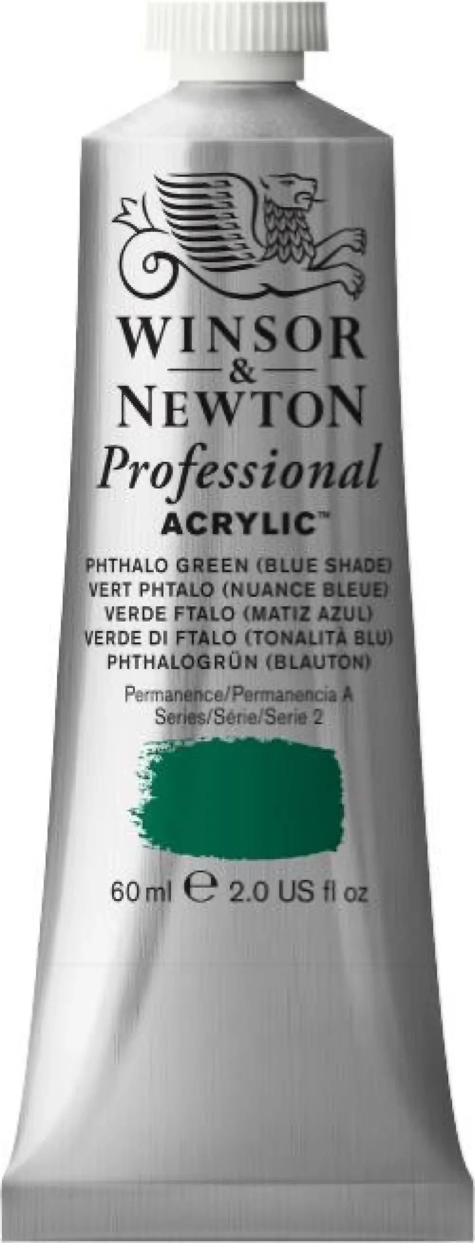 Winsor & Newton Farba akrylowa Professional Acrylic - - Phthalo Green Blue Shade, 60 ml